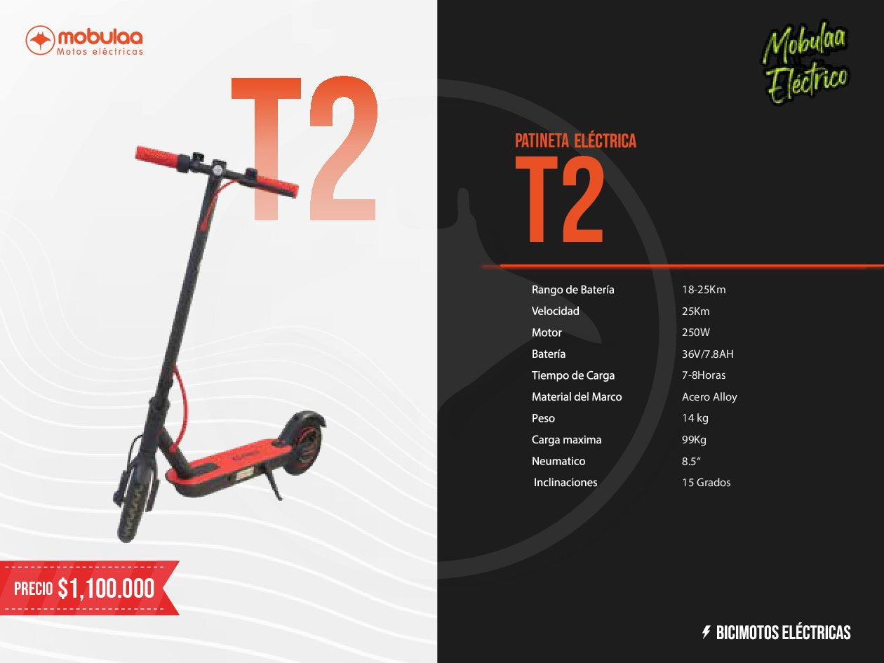 PATINETA ELECTRICA T2