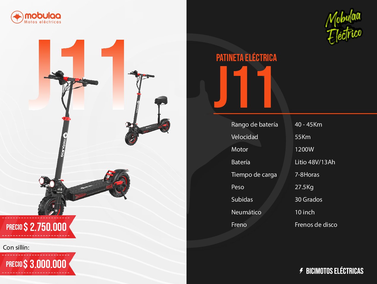 PATINETA ELECTRICA J11