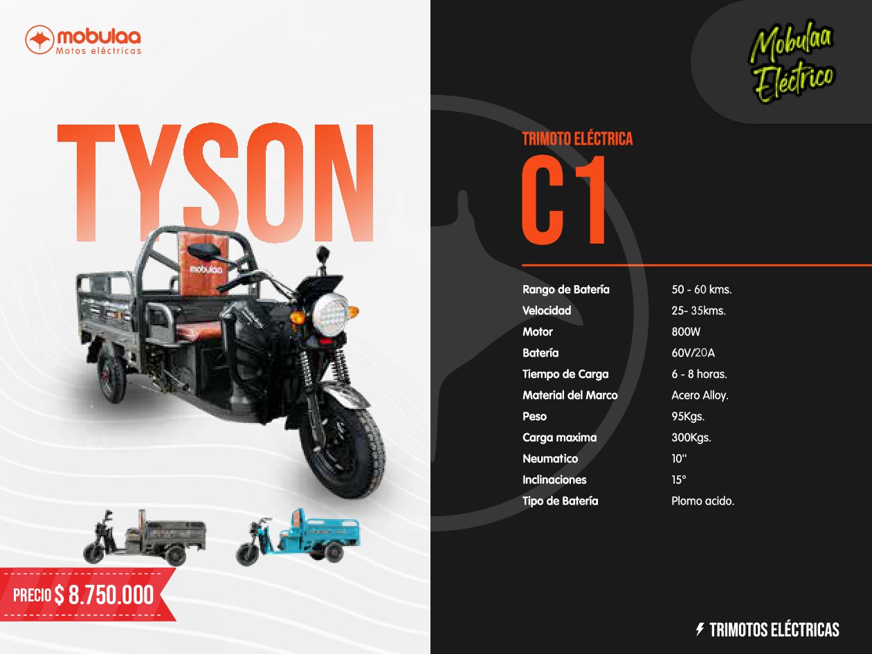 TRIMOTO ELECTRICA TYSON