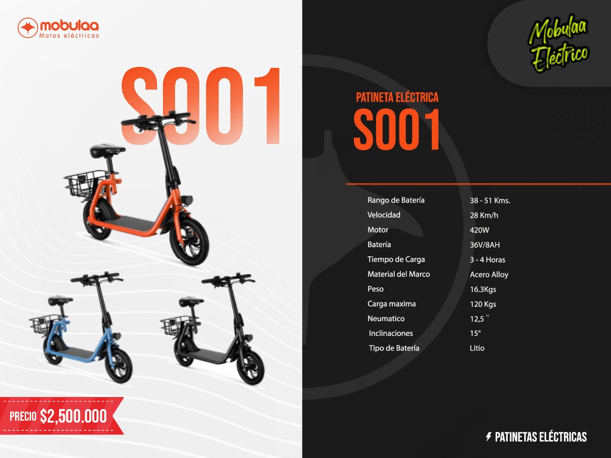 PATINETA ELECTRICA S001