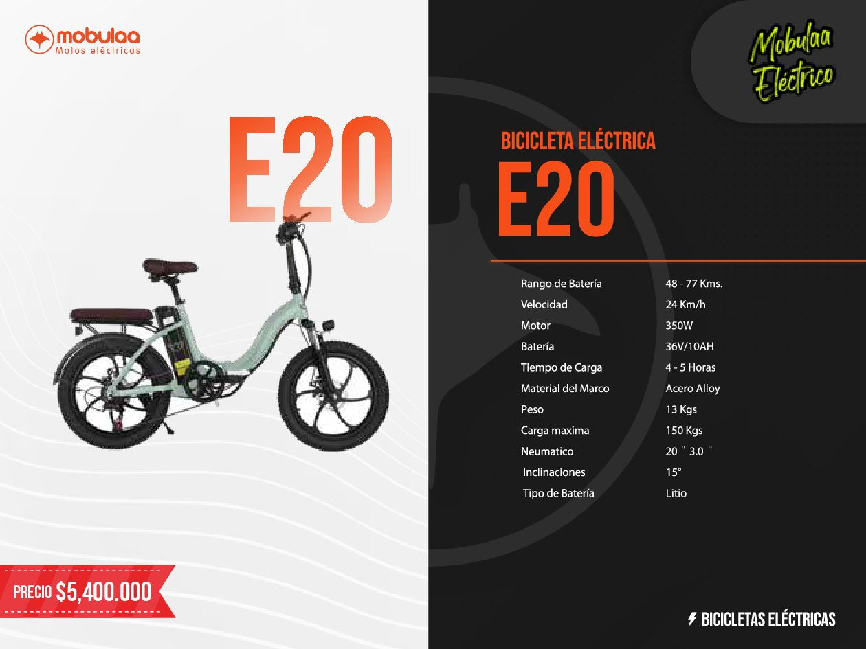 BICICLETA ELECTRICA E20