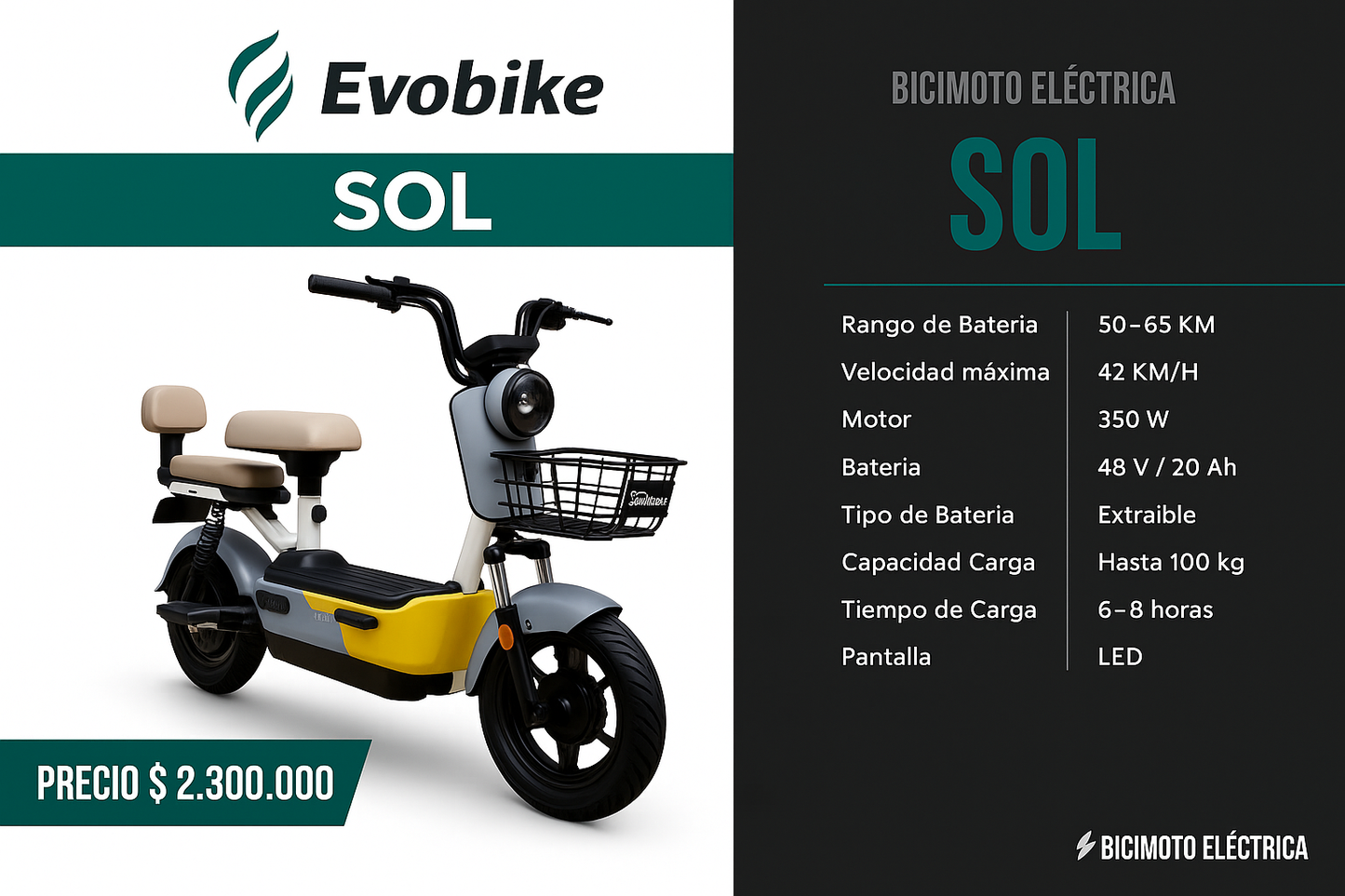 Evobike Sol