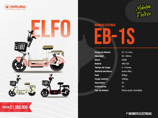 BICIMOTO ELECTRICA ELFO 1S