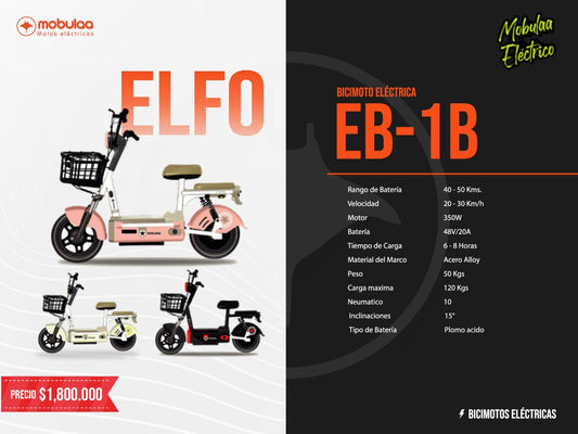BICIMOTO ELECTRICA ELFO 1B