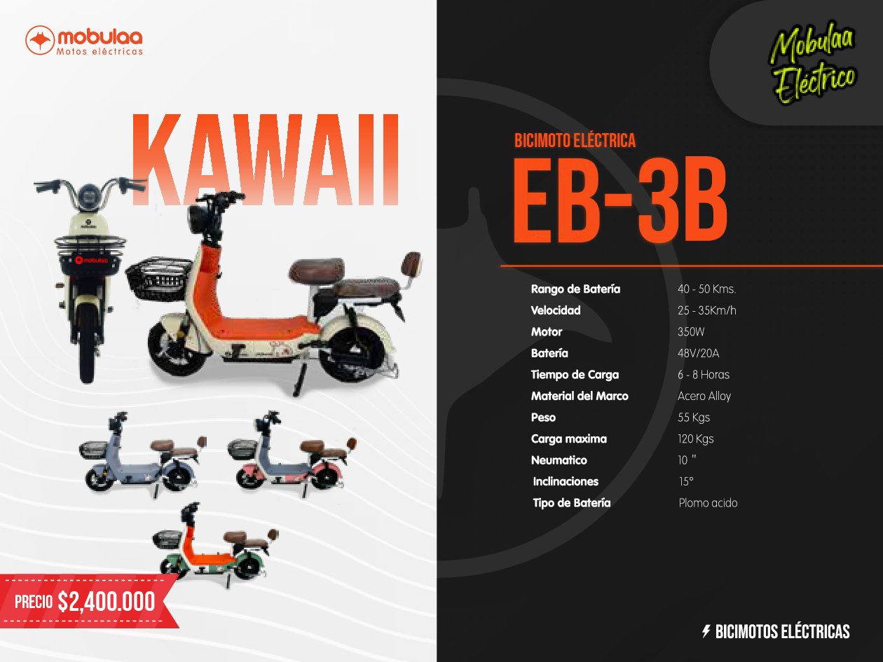 BICIMOTO ELECTRICA KAWAII
