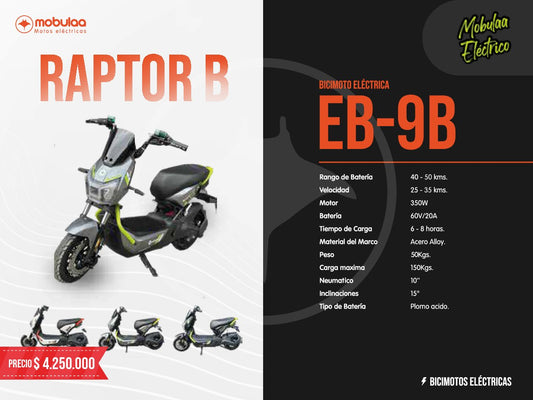 BICIMOTO ELECTRICA RAPTOR B