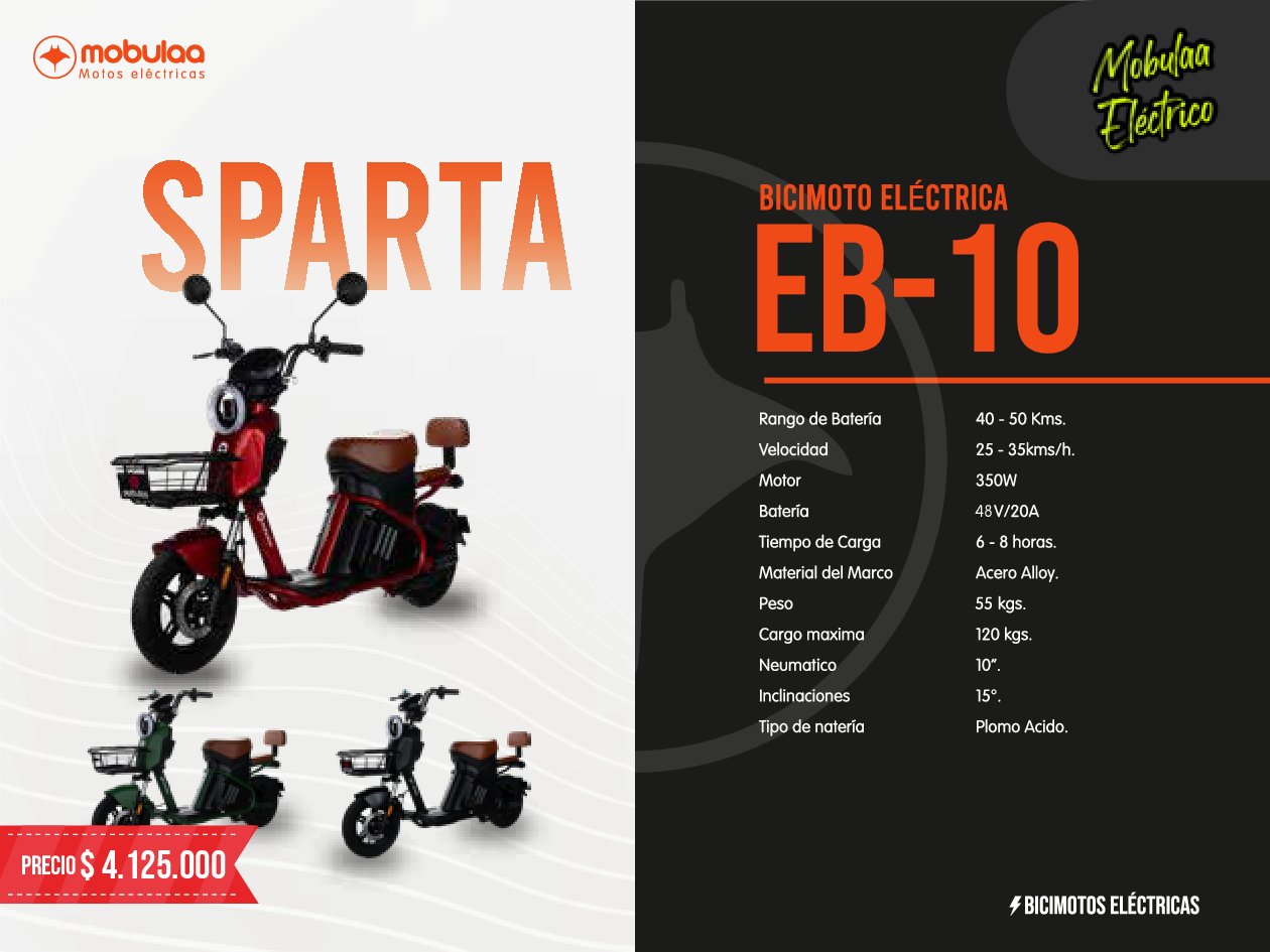BICIMOTO ELECTRICA SPARTA
