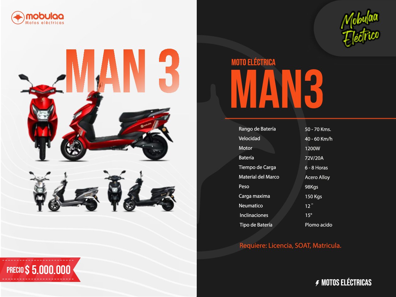 BICIMOTO ELECTRICA MAN 3