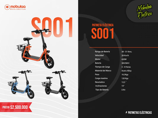 PATINETA ELECTRICA S001