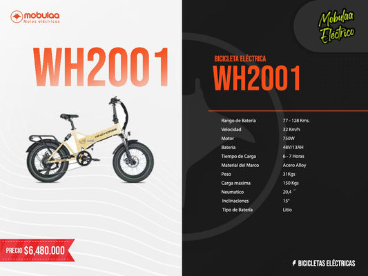 BICICLETA ELECTRICA WH2001