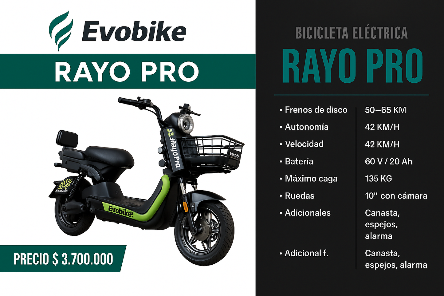 Evobike Rayo Pro